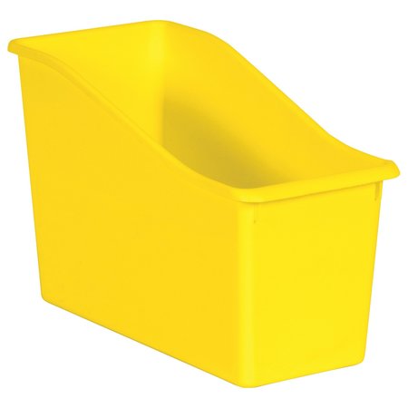 Teacher Created Resources Book Storage Bin, Plastic, Yellow, 6 PK 20423